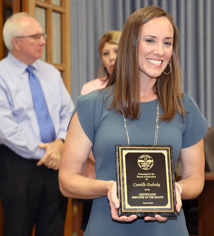 County Teacher of the Year Camille Dahnke